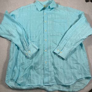 Tommy Bahama Light Blue Casual Button Down Shirt